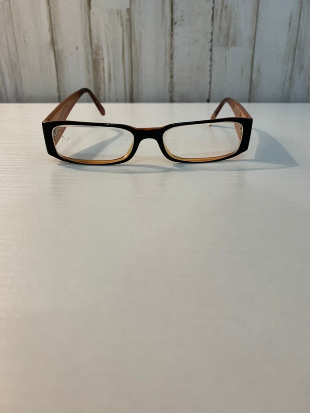 Prada Eyeglasses Frames Unisex Brown/Amber Two-Tone Full Rim